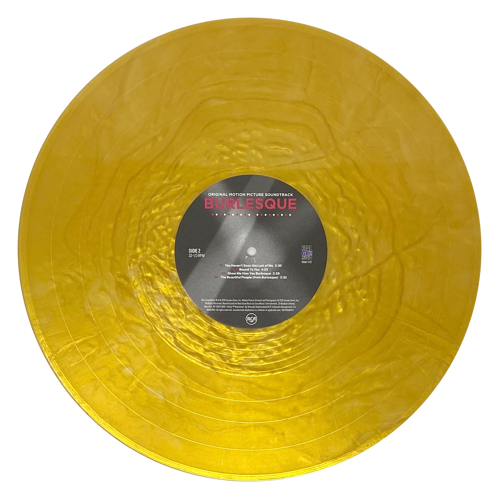 Burlesque Soundtrack LP Vinyl Record
Cher and Christina Aguilera