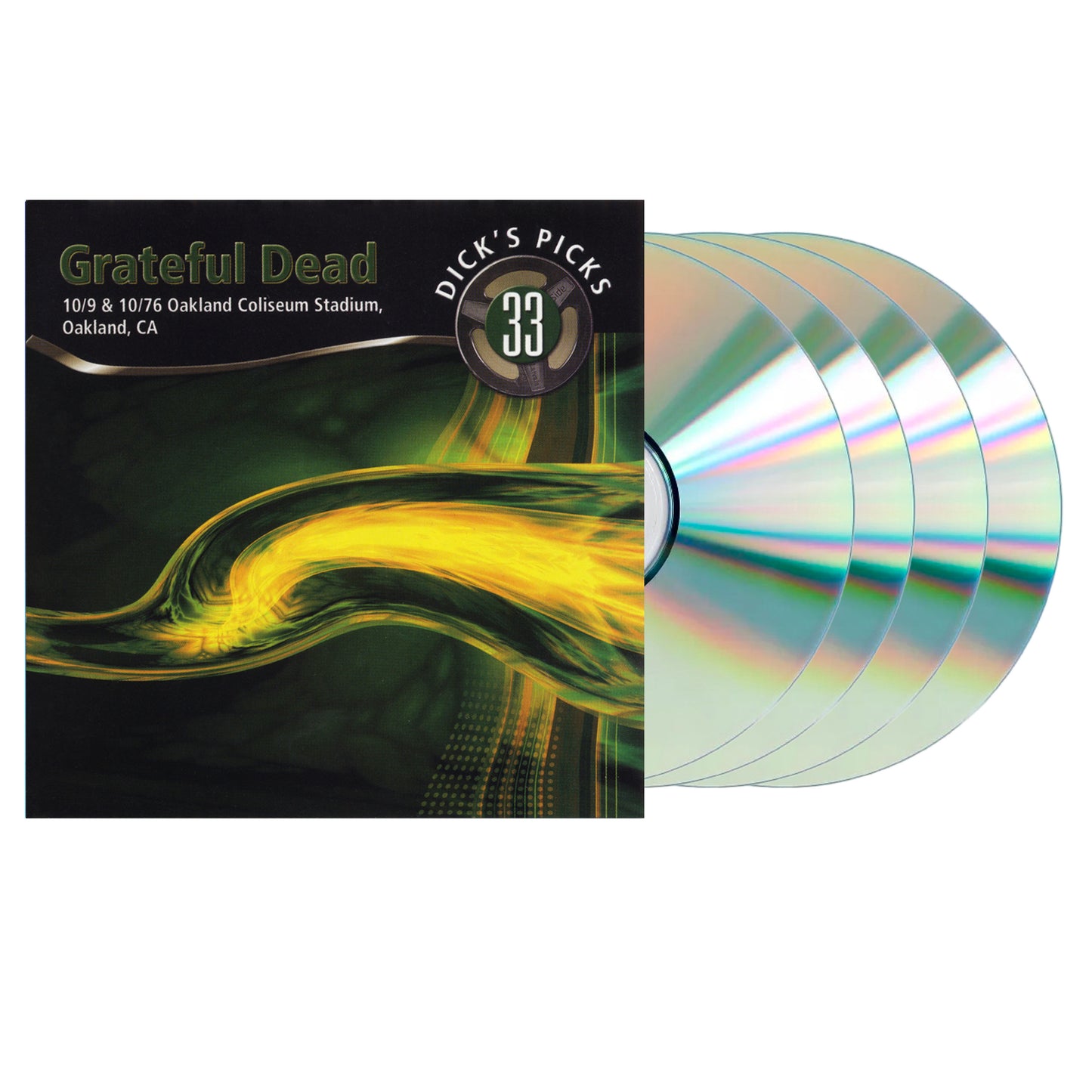Grateful Dead: Dick’s Picks Vol. 33—Oakland Coliseum Stadium, Oakland, CA 10/9 & 10/10/76 (4-CD Set)