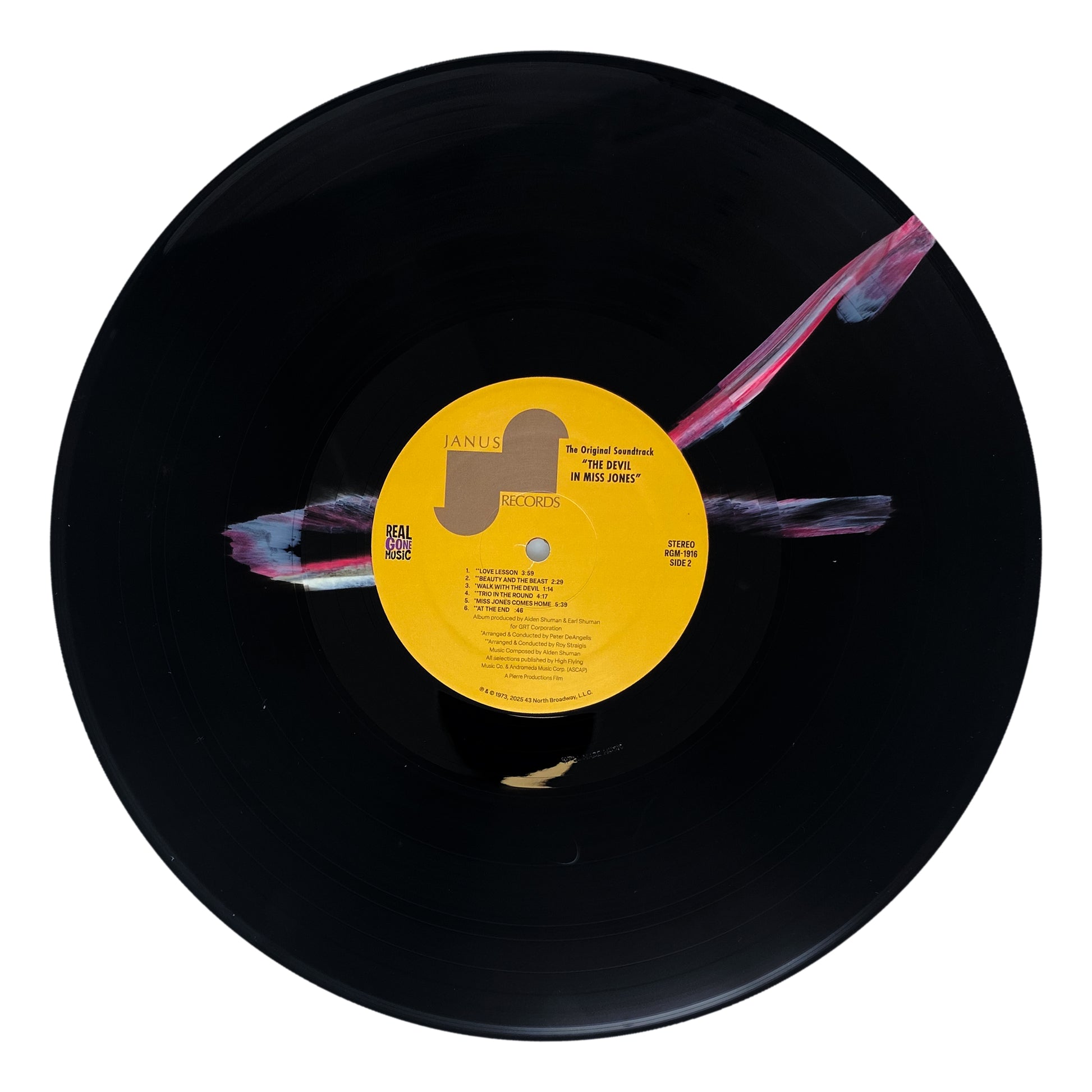 Alden Shuman The Devil in Miss Jones--Original Soundtrack Recording Vinyl