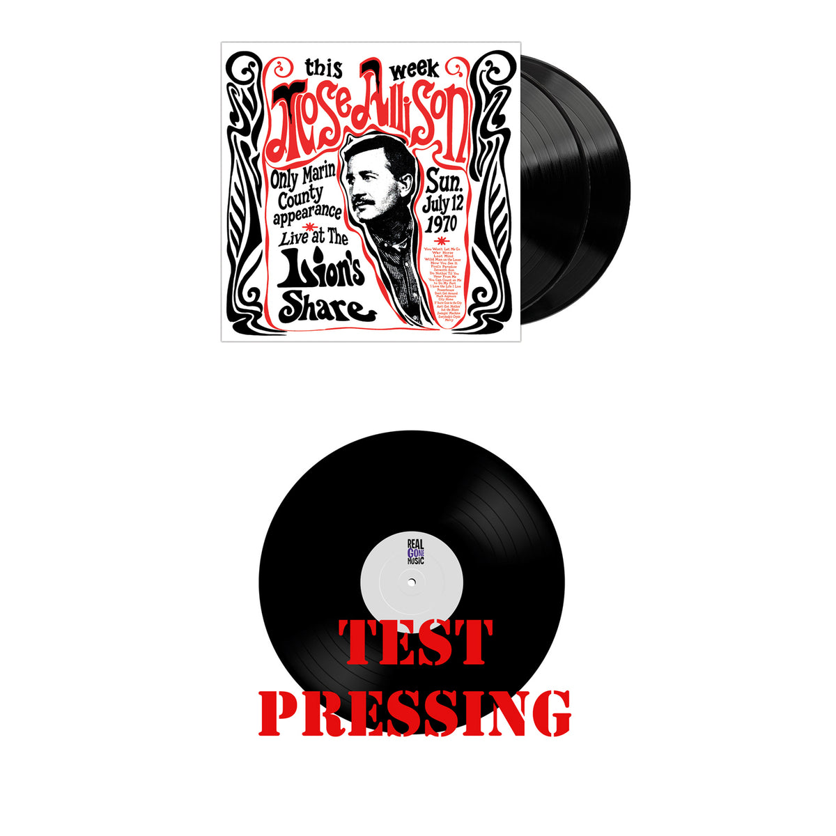 Mose Allison Live at The Lion's Share July 12, 1970 (Remastered 2-LP Set) Vinyl