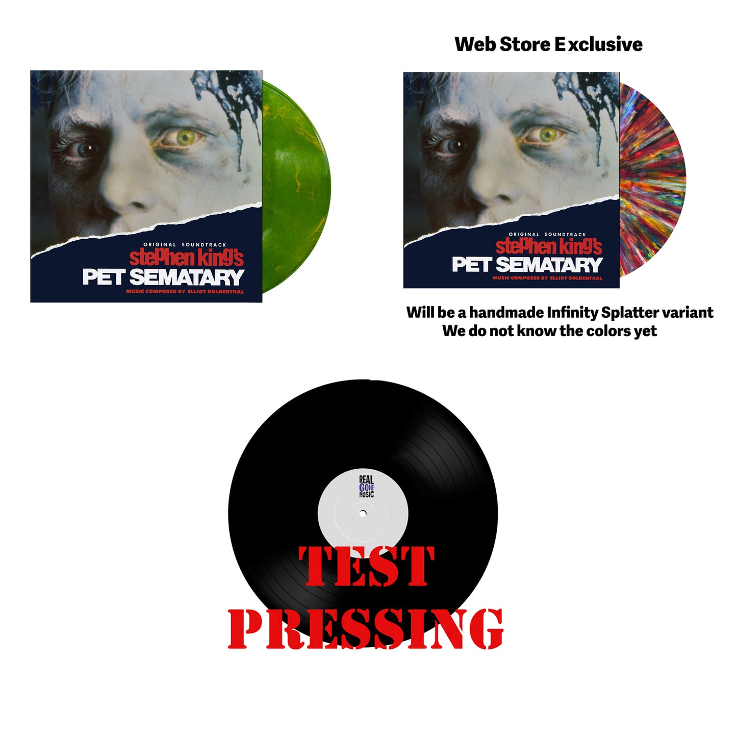 Added Elliot Goldenthal Stephen King's Pet Sematary Music from the Motion Picture Vinyl