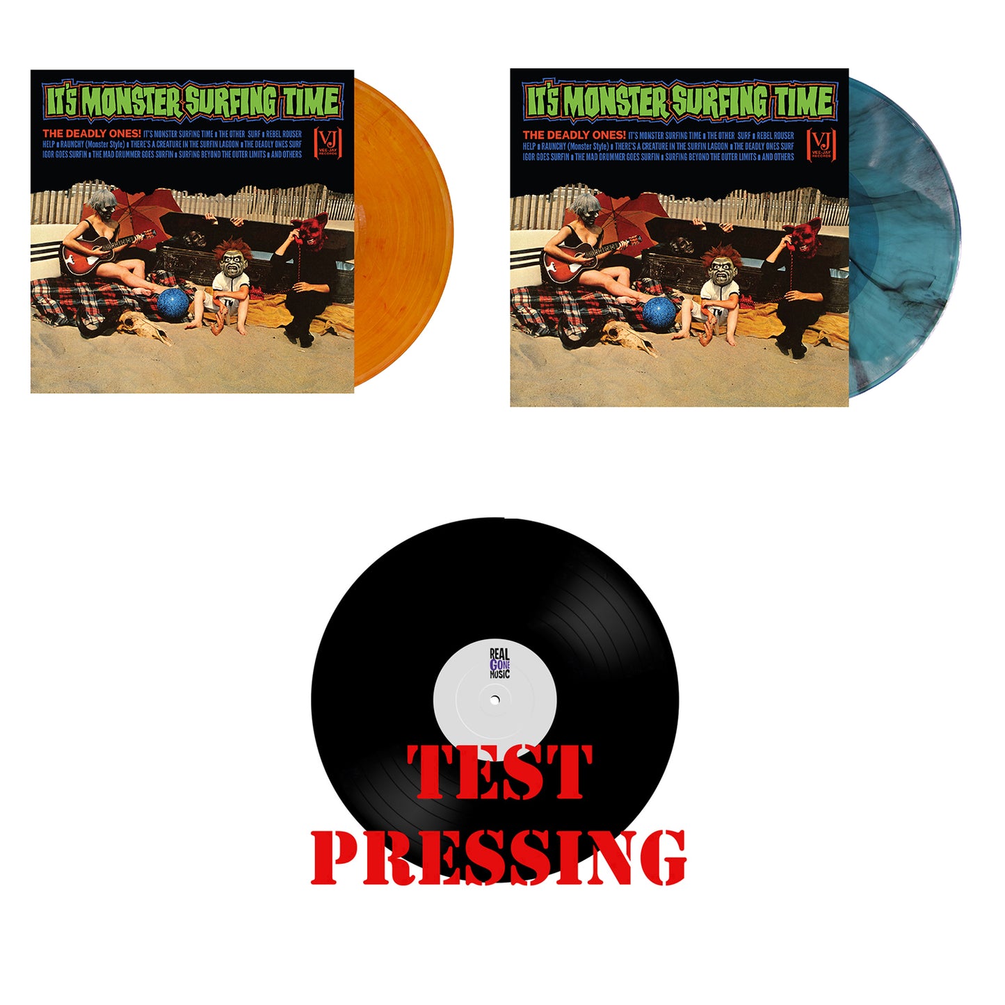 The Deadly Ones It's Monster Surfing Time (All-Analog) Vinyl