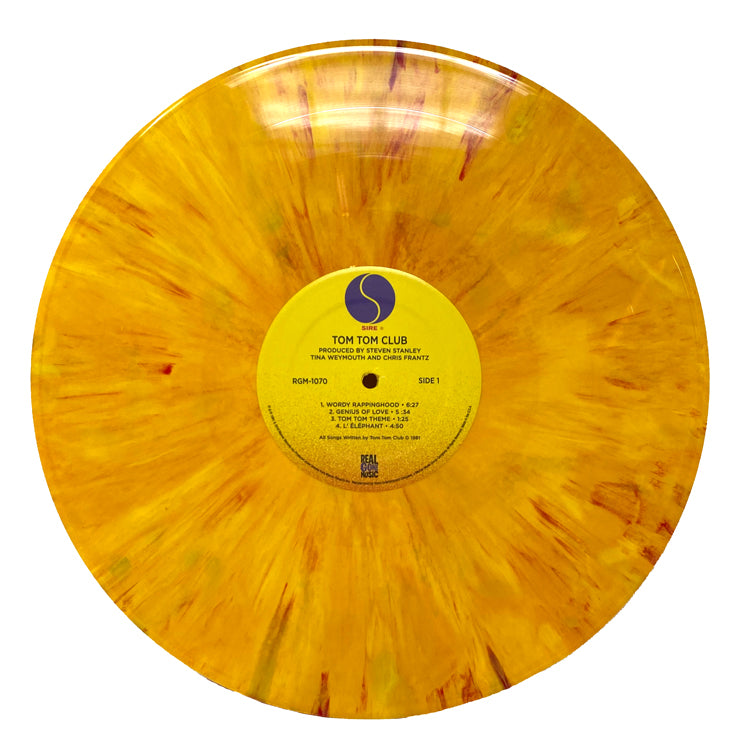 Tom Tom Club LP Yellow and Red Vinyl photo