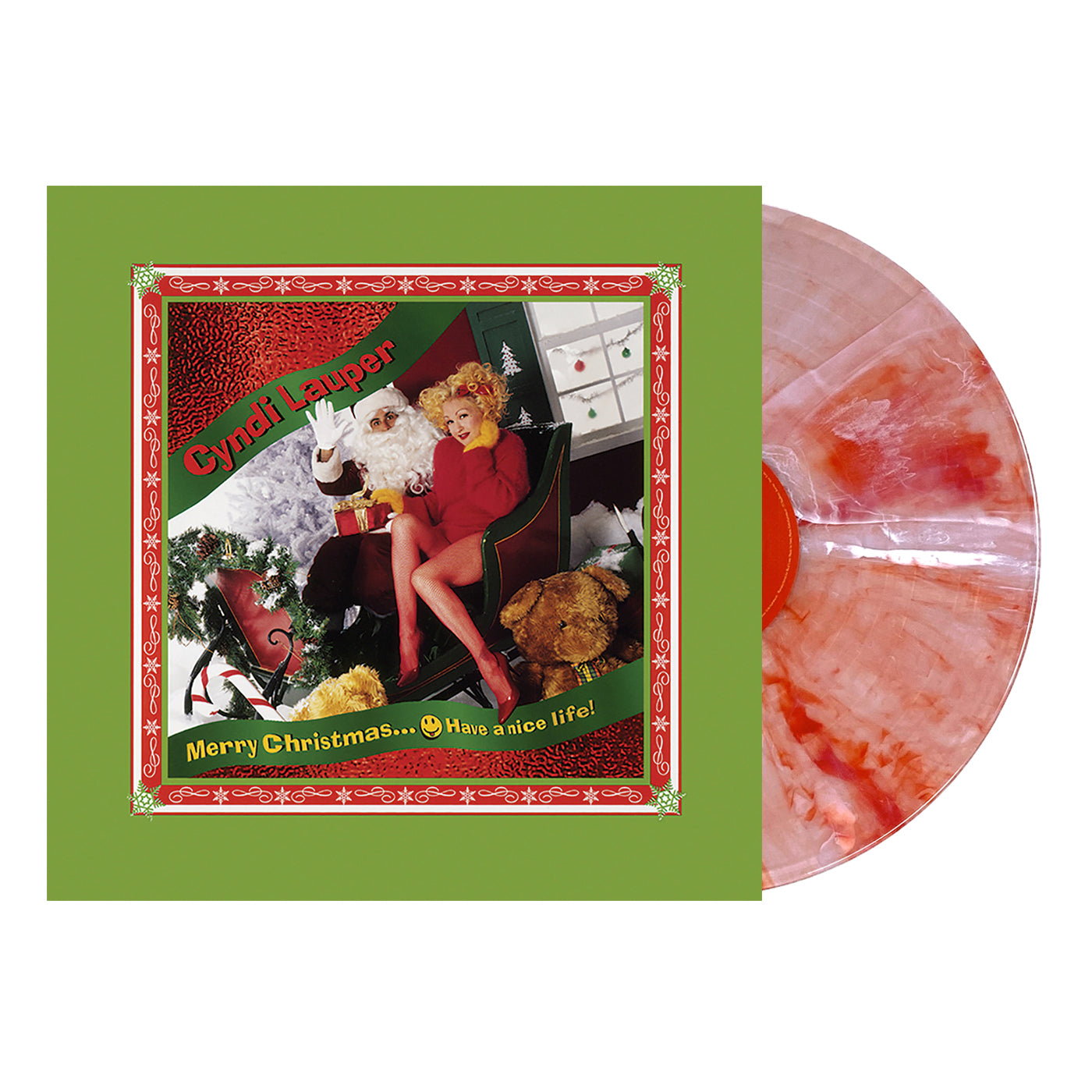 Cyndi Lauper Merry Christmas LP Pack Shot