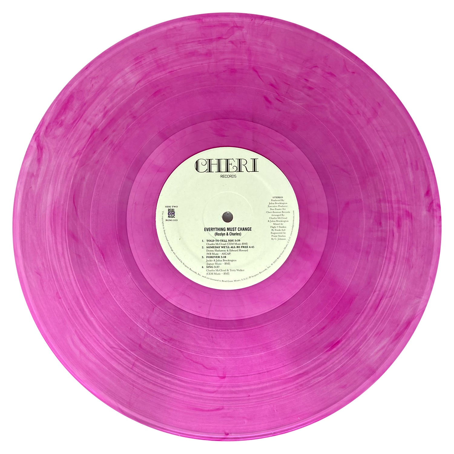 Roslyn & Charles Everything Must Change LP Pink Vinyl