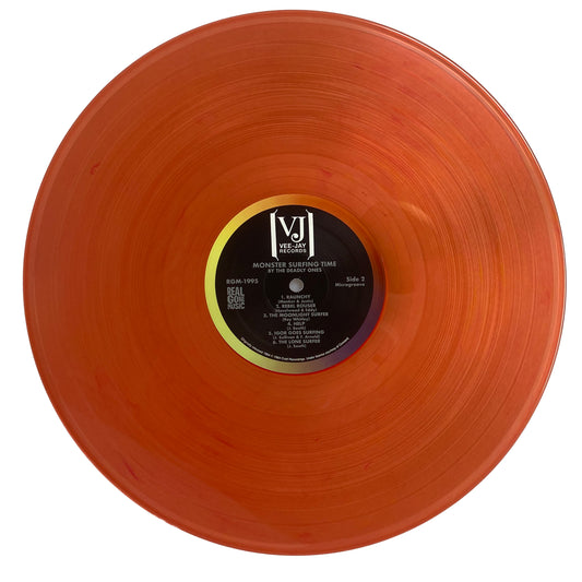 The Deadly Ones It's Monster Surfing Time (All-Analog)Halloween Vinyl Record Bloody Orange
