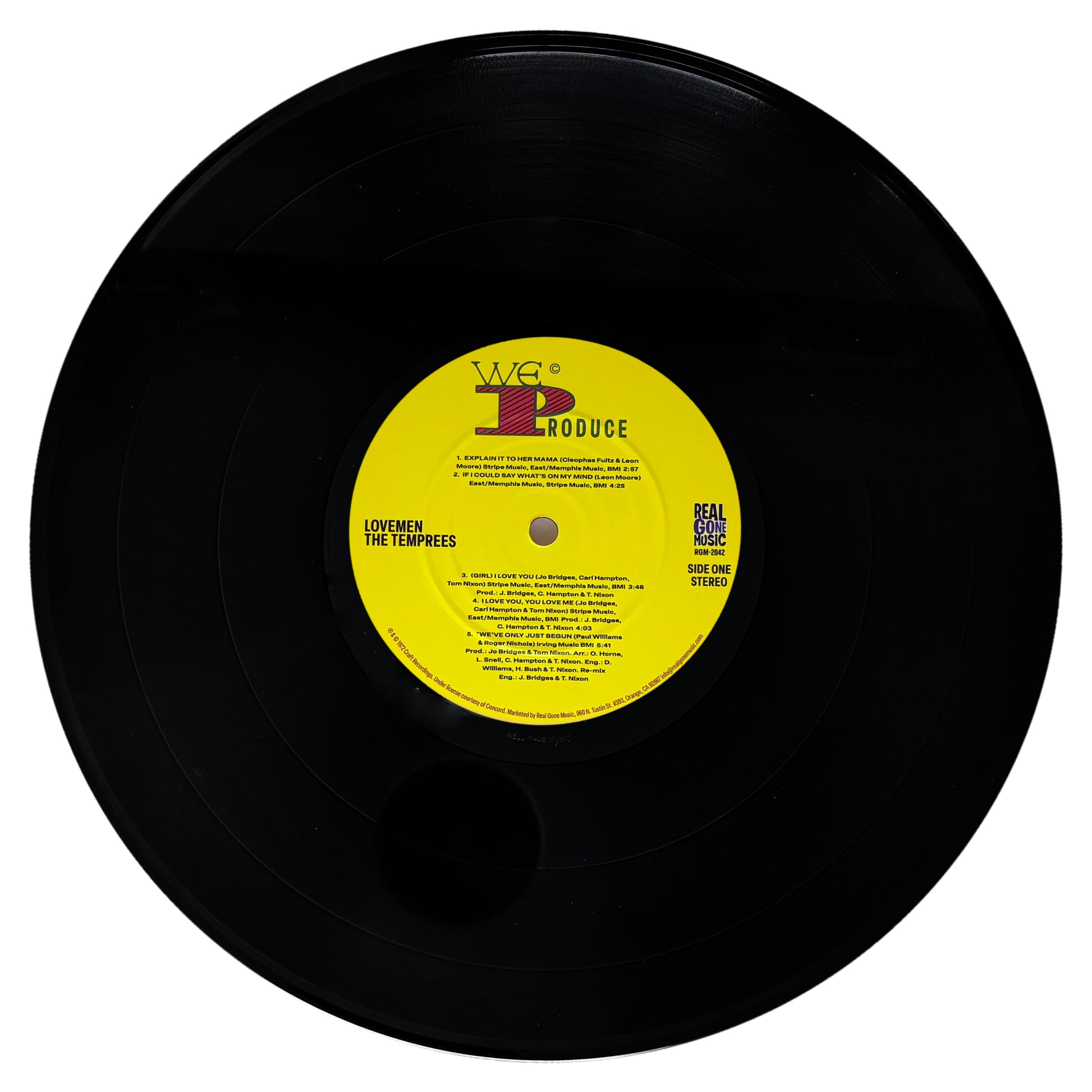 The Temprees Lovemen (All-Analog) Vinyl Black LP