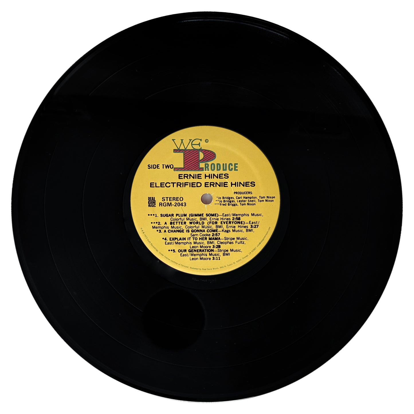 Ernie Hines Electrified (All-Analog) Vinyl