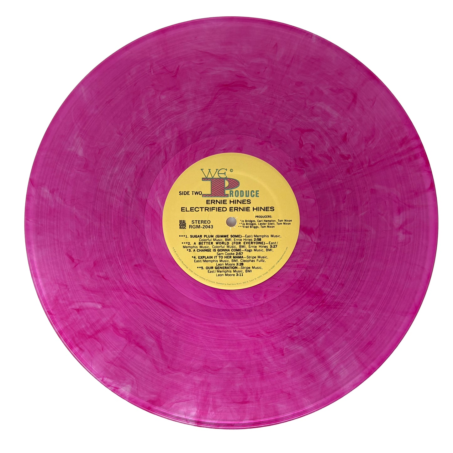 Ernie Hines Electrified (All-Analog) Colored Vinyl LP