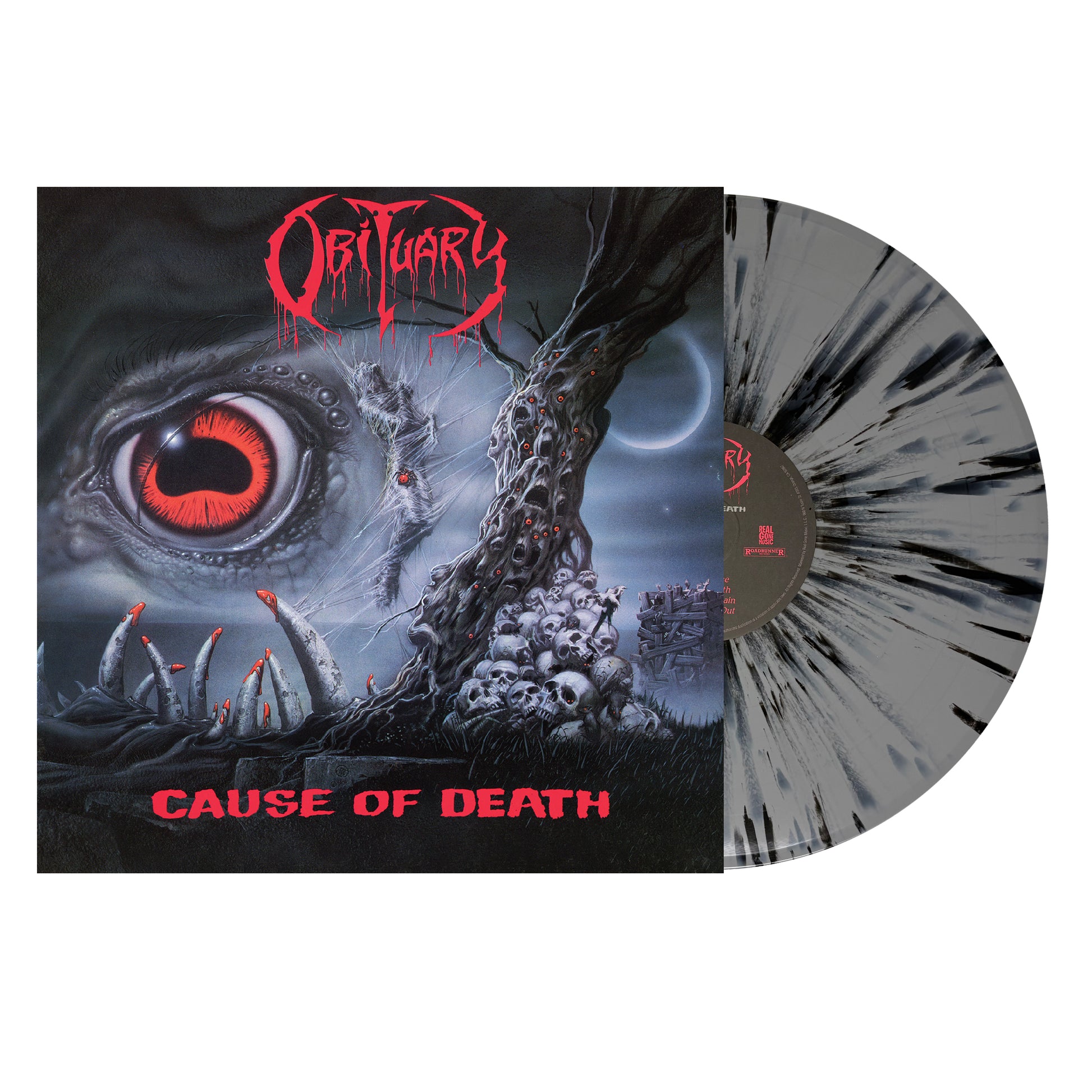 Obituary Cause of Death (Remastered) Splatter Vinyl