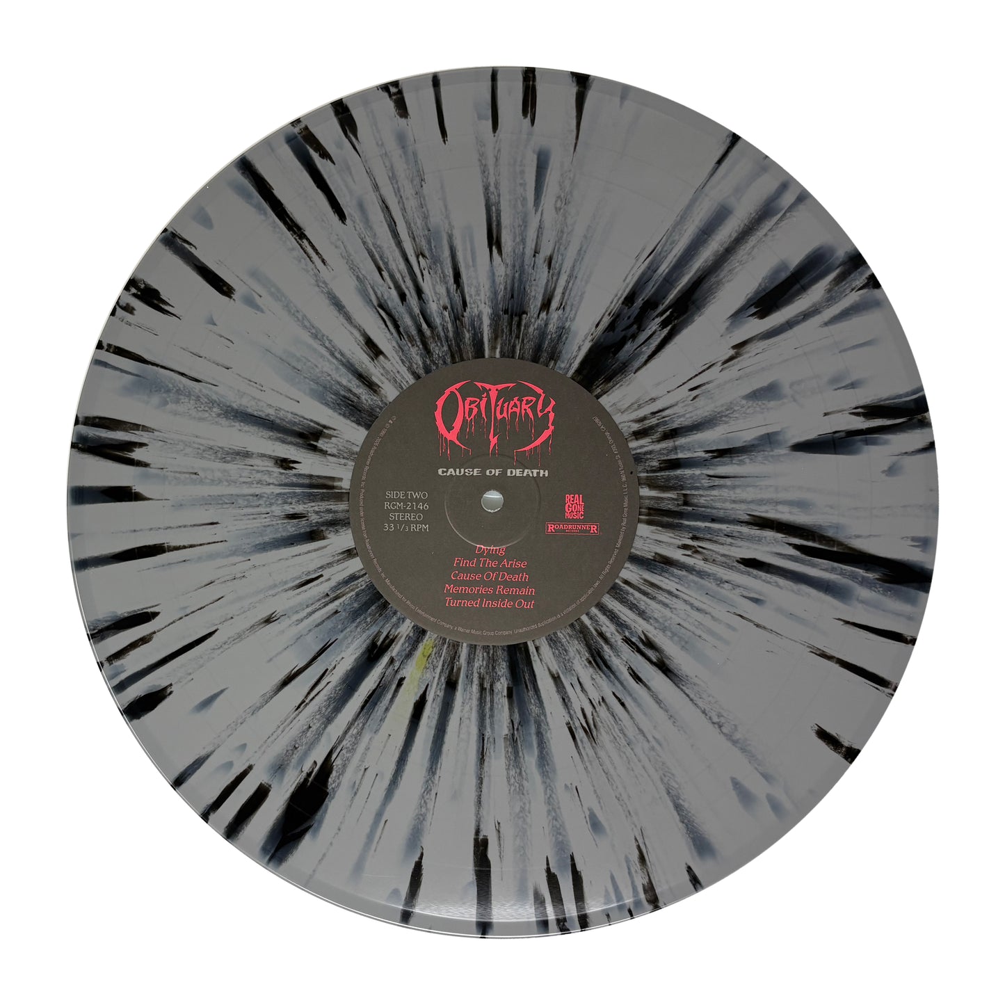Obituary Cause of Death (Remastered) Splatter Vinyl