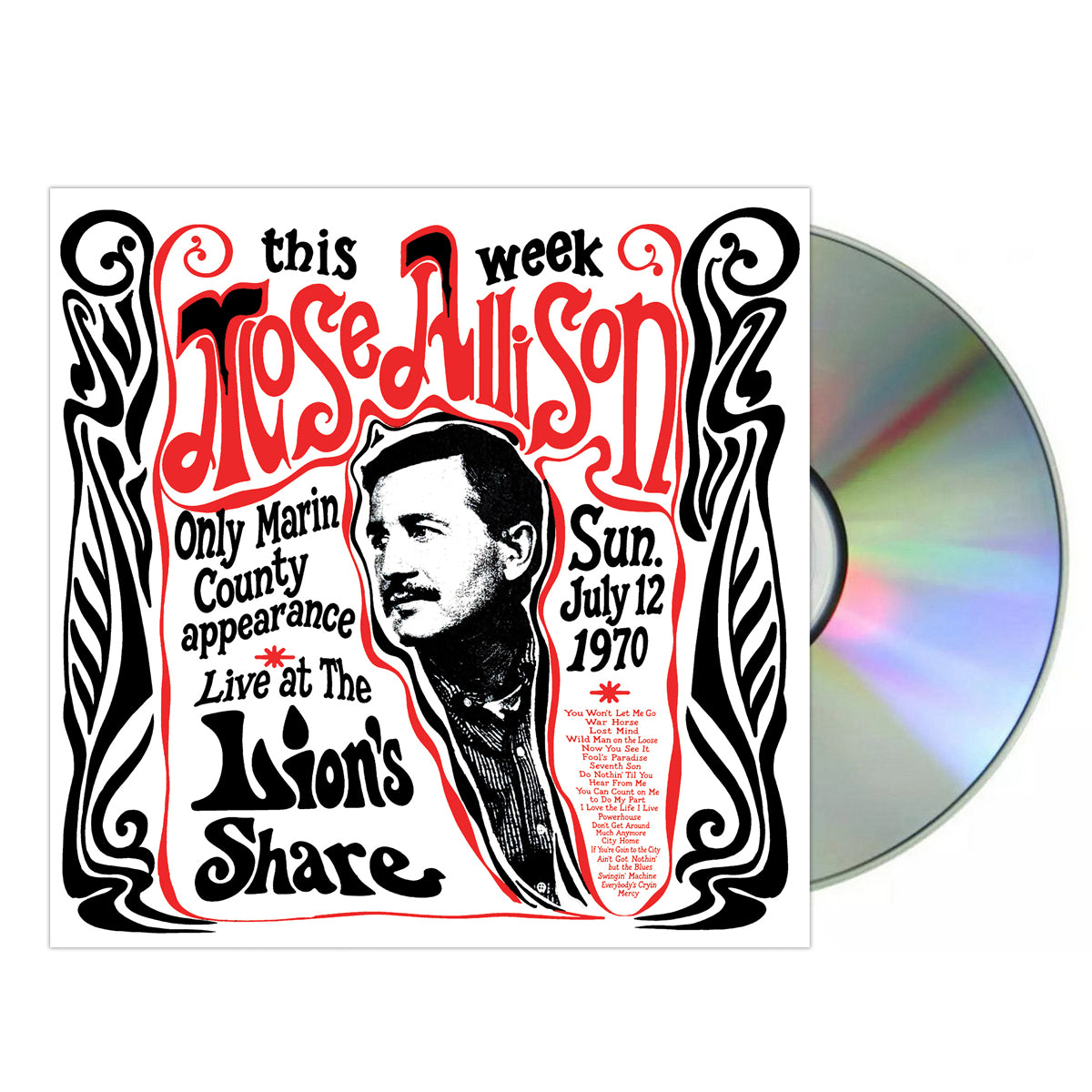 Mose Allison Live at The Lion's Share July 12, 1970 CD