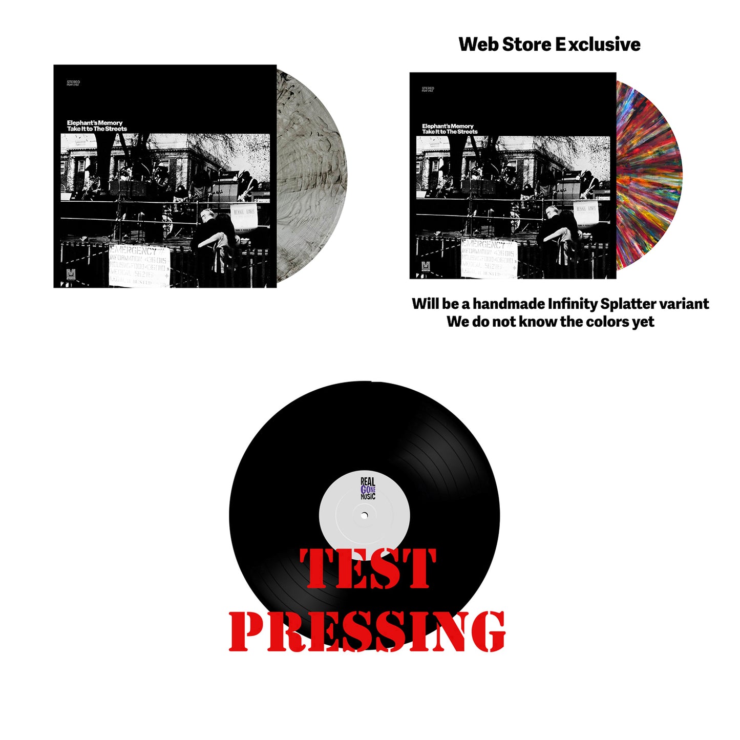 Elephant's Memory Take It to the Streets Vinyl Bundle