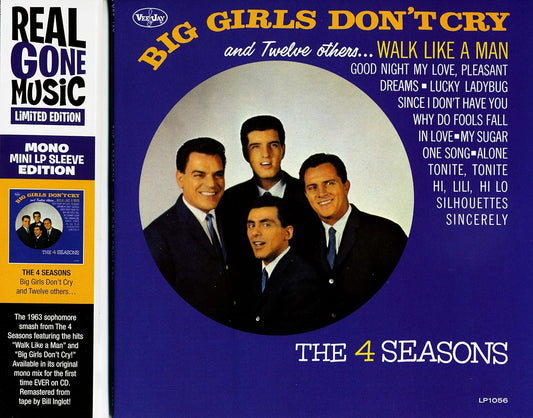 The 4 Seasons: Big Girls Don't Cry and Twelve others (Limited Mono Mini LP Sleeve Edition). CD