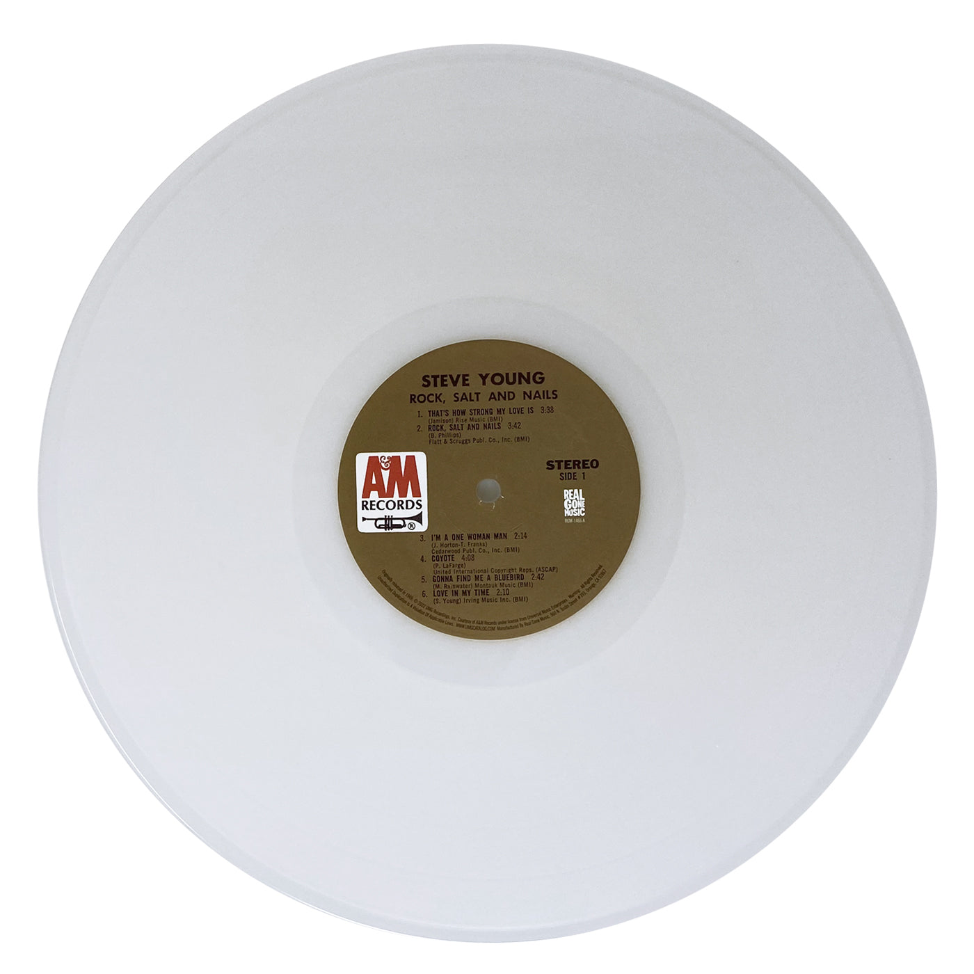 Steve Young Rock, Salt and Nails LP Vinyl